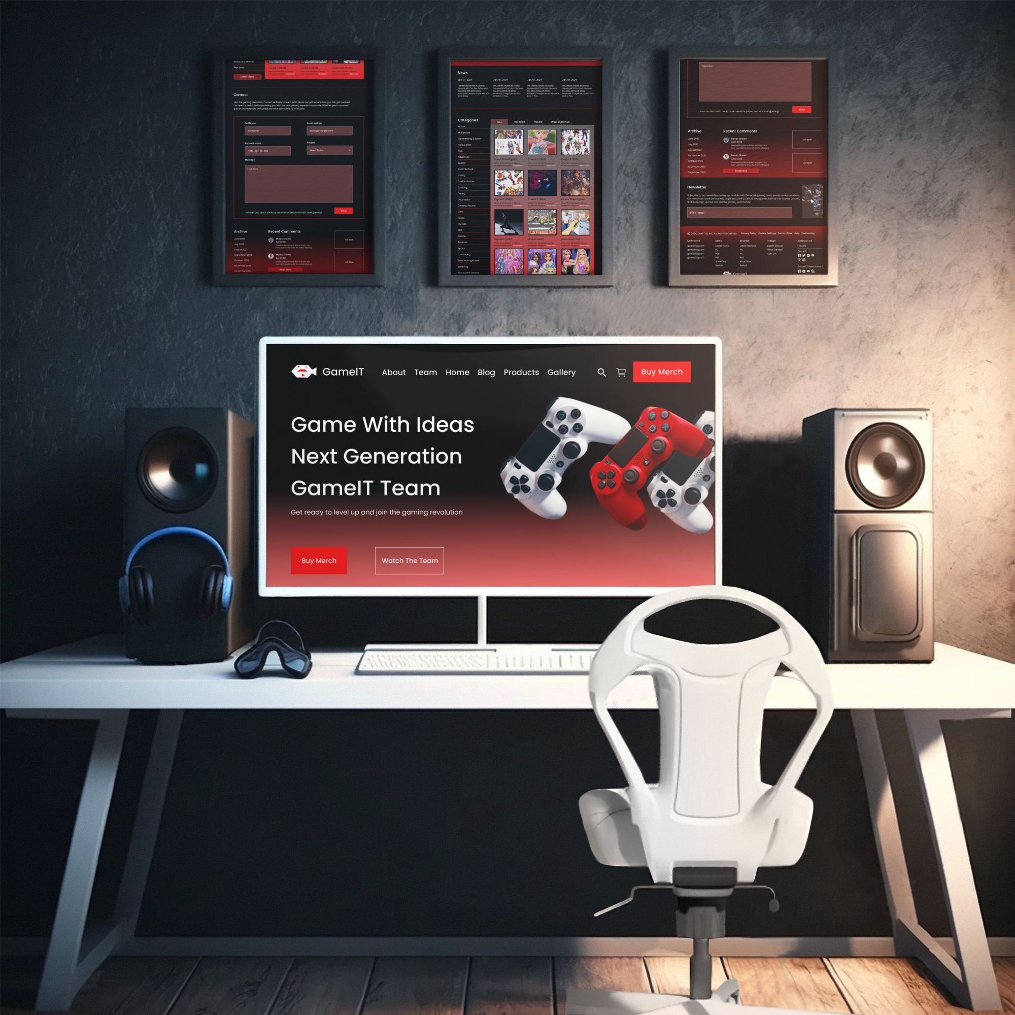 GameIT - Gaming Website
